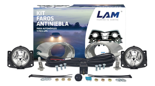 Kit Juego Par Focos Secundarios Fiat Palio Weekend Crom 2012