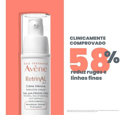 Avène Retrinal Creme Facial Anti-idade 30ml Todo Tipo De Pele