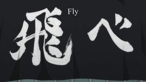 Bandera De Anime Haikyuu - Fly - Animeras