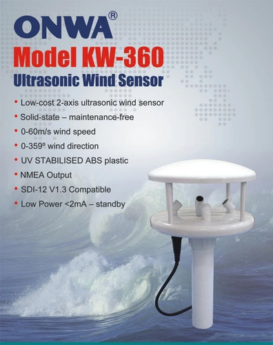 Anemómetro Ultrasónico Kw-360