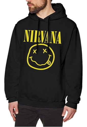 Nirvana - Buzo Canguro Unisex - Grunge - Kurt Cobain - 90´s