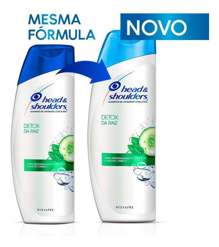 Shampoo Head & Shoulders Detox Da Raiz 200ml