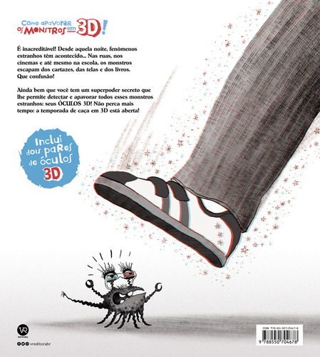 Como apavorar monstros em 3D!, de Catherine Leblanc. VR Editora, capa dura em português, 2023