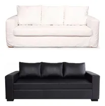 Comprar Sillon 3 Cuerpos Premium Ecocuero Talampaya + Funda Tusor