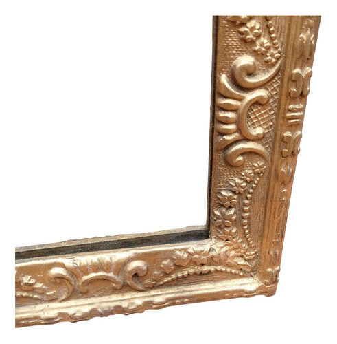 Antiguo Marco De Madera Con Espejo, 34x26cms. Hermoso !! (Usado)