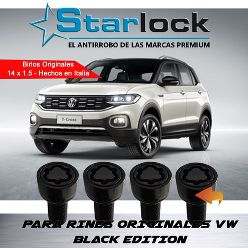 Birlos De Seguridad Para Vocho Volkswagen  T-cross