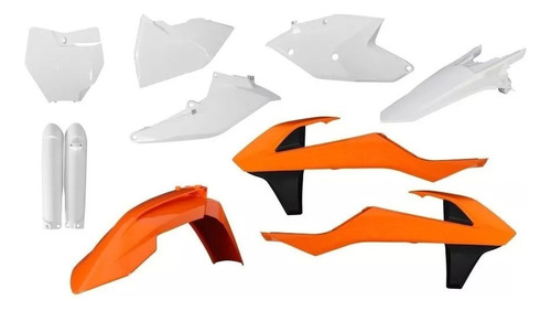 Kit Plasticos Acerbis Full Ktm Sx Sxf Xcf 16/18 Solomototeam