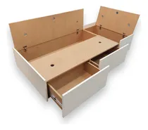 Comprar Cama P\u002Fcolchon 90x190 (2 Cajones Y 2 Bauleras)