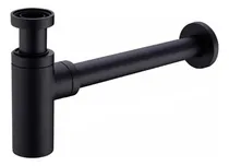 Comprar Descarga Sifón Lavatorio Recto Negro 1-1\u002F4 Desague Baño