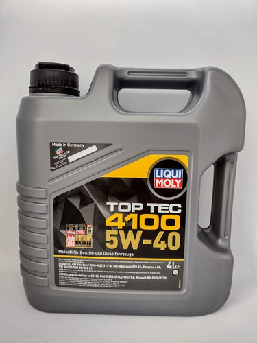 Aceite Sintetico Top Tec 4100 5w40 4l Liqui Moly