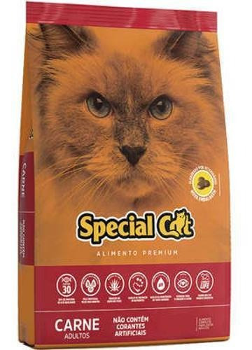 Ração Special Cat Premium Carne Para Gatos Adultos- 10,1kg