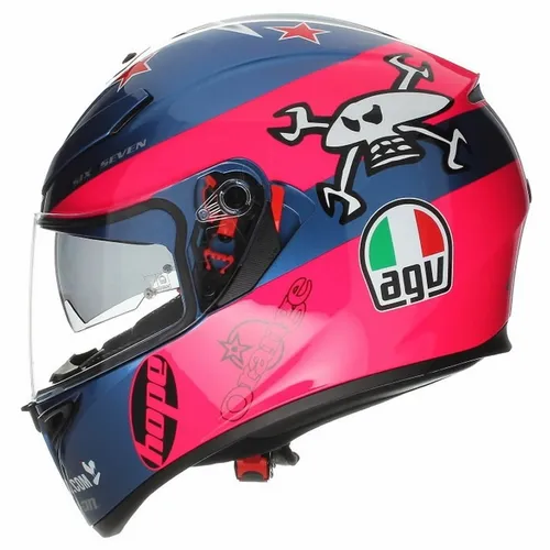 Casco Agv Moto K3 Sv Guy Martin Talla S 55 A 56 Cm Cuotas sin