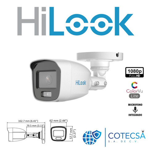 Kit Circuito Cerrado 16 1080 Hilook Colorvu Audio Baluns 1tb