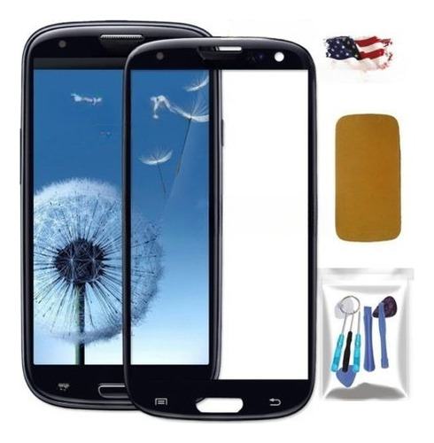 Para Samsung Galaxy S3 I9300 Frontal Pantalla Vidrio Lente R