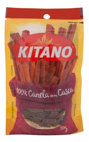 Imagem 1 de 4 de Canela Em Casca 20g Kitano