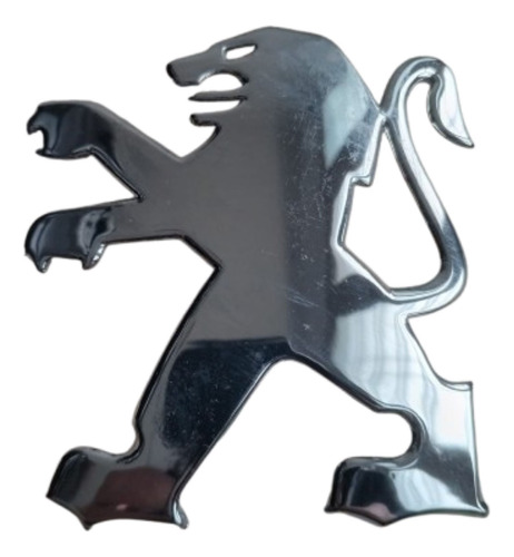 Emblema De Parrilla De Frente Peugeot 406 Fase 2 Original! Plateado