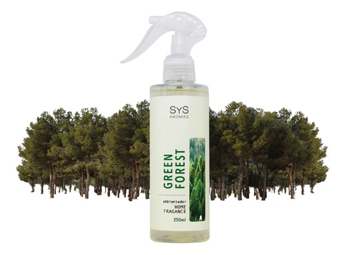 Sys Aromas Aromatizador Home Fragance Aromas Naturales 250ml Color Green Forest