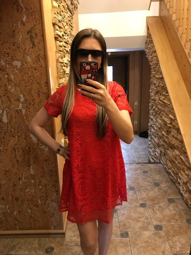 Imagen 2 de 2 de Vestido Mandy Encaje Casual Verano Coctel Arma Tu Look