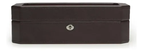 comprar Watch Box Wolf Windsor De 5 Piezas De Cuero Vegano Marrón\u002Fna