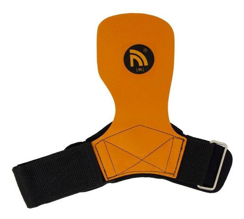 Hand Grip Elite Pull Up Cross Luva Palmar Prottector Cor Laranja Tamanho P