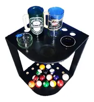 Comprar Taquera De Pool Esquinera Con Porta Bolas P\u002F 6 Y 8 Tacos Color Negro Peso 1500 G