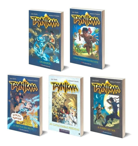 Coleção Completa Livros Taynikma 5 Volumes 