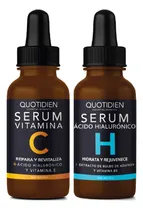 Comprar Kit 1 Serum Facial Vitamina C + 1 Suero Facial Ácido Hialurónico Antienvejecimiento - Cuidado Facial para Todo Tipo De Piel- Skin Care Facial - Quotidien - Skincare - Antimanchas - Paquete