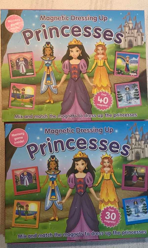 Magnetíc Dressing Up Princesas Juego En Inglés Top That