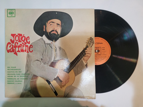 Jorge Cafrune Sin Pique Vinilo Lp 1967 Folklore