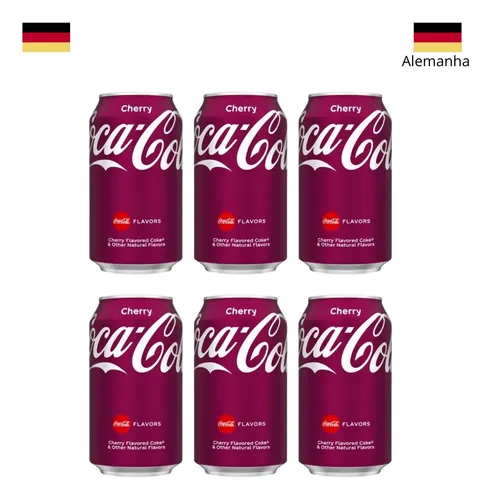 Coca-cola Cherry Cereja 330ml Kit 6 Latas Colecionável | MercadoLivre