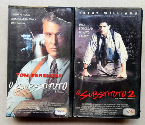 Vhs O Substituto 1 E 2 - Tom Berenger - Leia