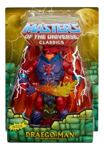 ### Mattel Motuc Draego-man Masters Classics He-man ###