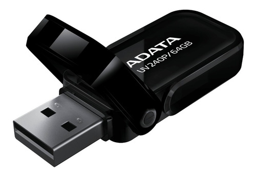 Imagen 1 de 3 de Memoria Usb Adata 64 Gb Auv240 Negro 2.0