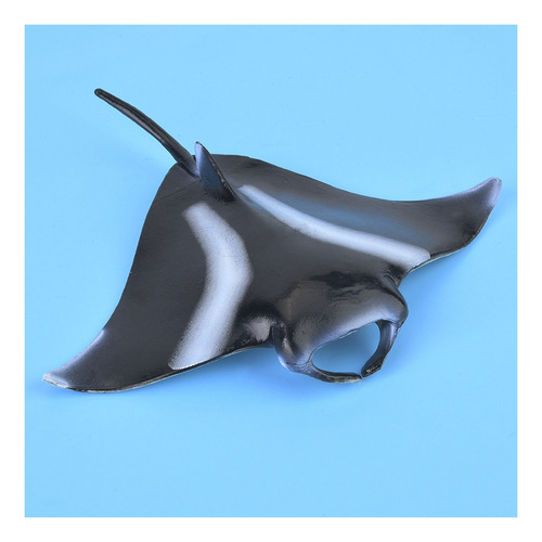 . Figura De Pez De Mantarrayas De Simulación En Miniatura