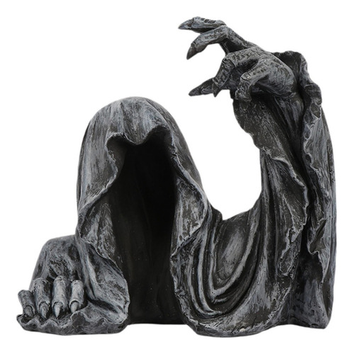 Mz Figura De Mano Espeluznante De Resina 19 Cm X 10 Cm X 17