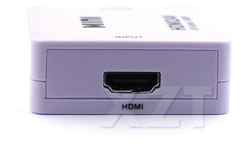 Imagen 2 de 3 de Hdmi A Rca Av Adaptador Para Tvs Antiguas Con Tv Box