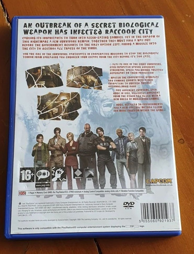 Imagem 3 de 4 de Resident Evil Outbreak Ps2 Original Europeu