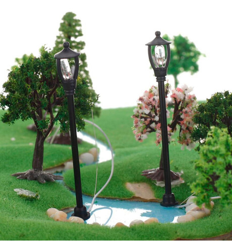 20pcs 1/100th Modelo Da Lâmpada Do Jardim Postes De