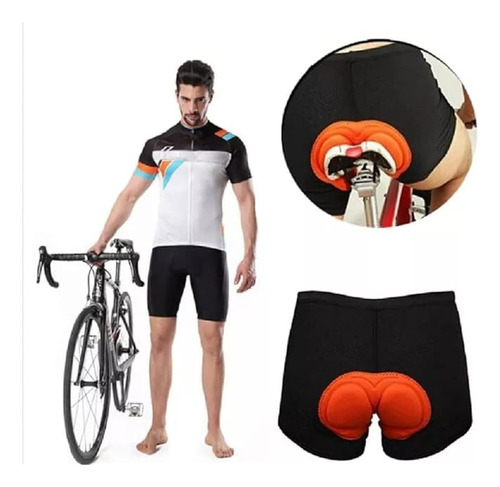 Lycra Interior Ciclismo, Gel, Calzon, Boxer, Bicicleta, Spin