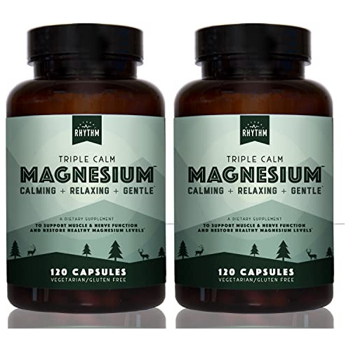 Natural Rhythm Triple Calm Magnesium, 2 Pack, Unique 92l5n