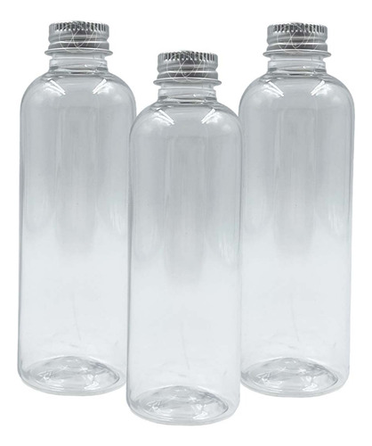 Envases Plasticos Botella 100 Ml Con Tapa Metalica X 10