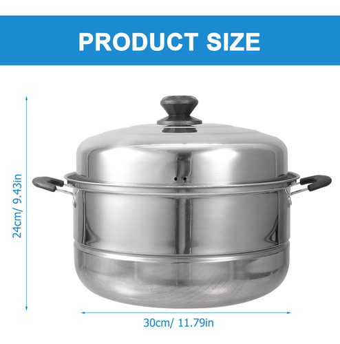 Vaporizador De Alimentos De Doble Capa Con Olla De Vapor De