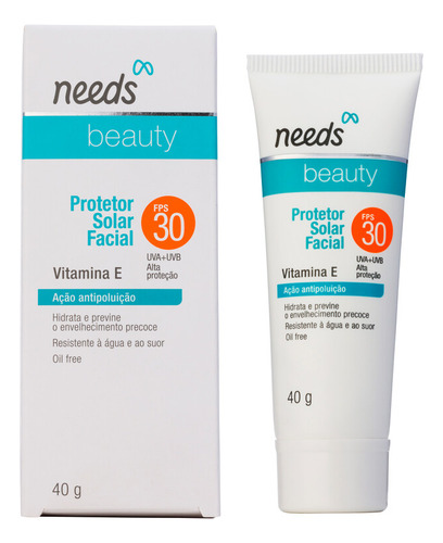Protetor Solar Facial Needs Antipoluição Fps 20 - 40g