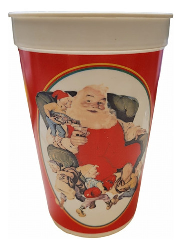 Antiguo Vaso Coca-cola Papá  Noel. Año 1993 Colección 