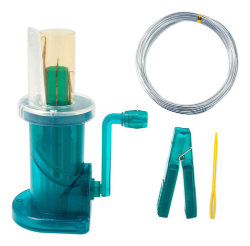 Mini Máquina De Tejer De Plástico Para Bufandas, Verde