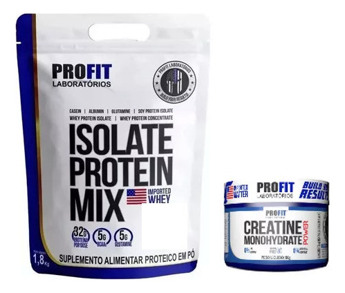  Whey Isolate Protein Mix Profit Bolsa 1.8 Kg + Creatina 90g
