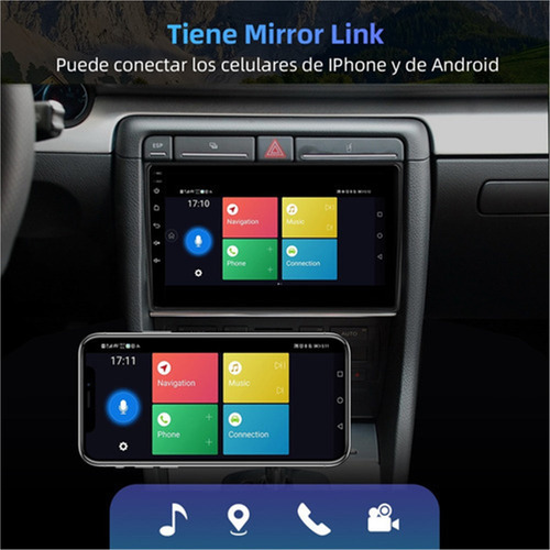 A Estéreo Cámara 1+32gb Para Audi A4 S4 Rs4 2002-2008 Gps