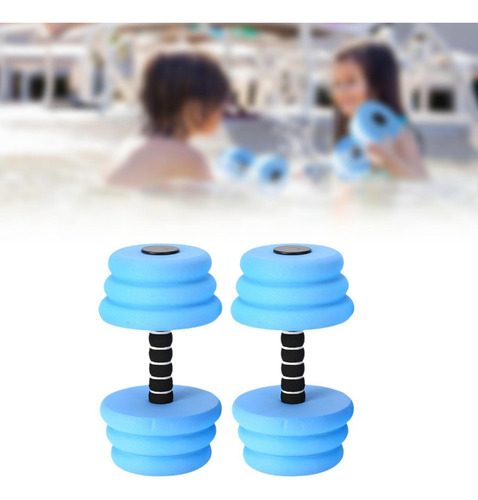 2 Piezas De Ejercicio Acuático Pesas De Natación Con Barra