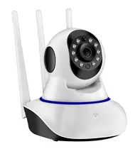 Comprar Cámara De Seguridad 360º 3 Antenas 1080p Wifi Inteligente Color Blanco