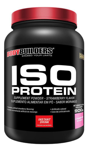 Iso Protein 900g Morango - Bodybuilders